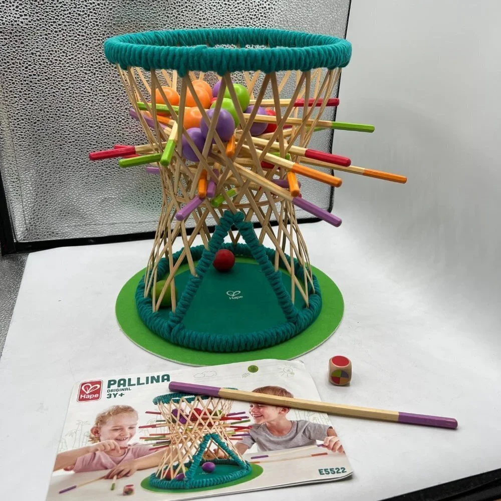 Hape/Palina/Bamboo/Educational Toy 3+/Natural Bamboo/Hand Eye Coordination- Moto